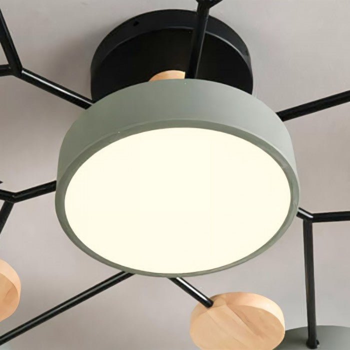 Verzweigte LED-Deckenleuchte - NordicGlow