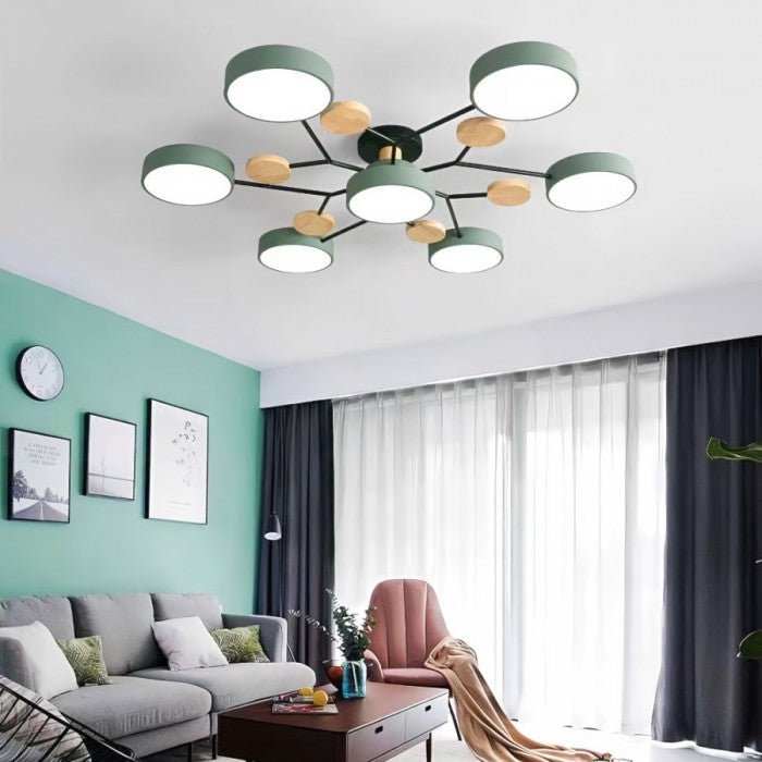 Verzweigte LED-Deckenleuchte - NordicGlow