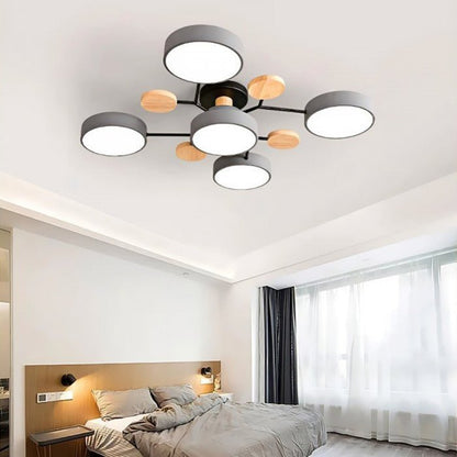 Verzweigte LED-Deckenleuchte - NordicGlow