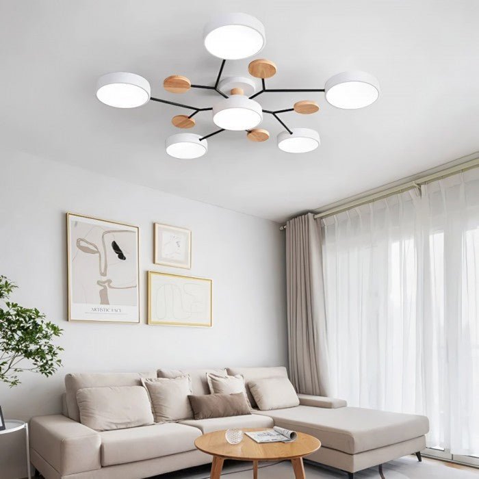 Verzweigte LED-Deckenleuchte - NordicGlow
