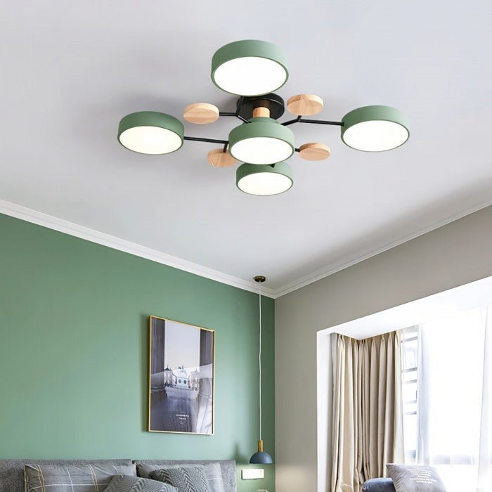 Verzweigte LED-Deckenleuchte - NordicGlow
