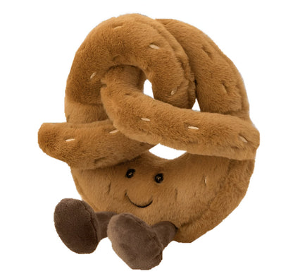 Plüsch Brezel – Weiches Kuschelkissen im Frühstücksdesign | Heim Zeile