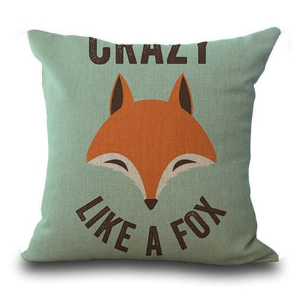 Fuchs Muster Kissenbezüge