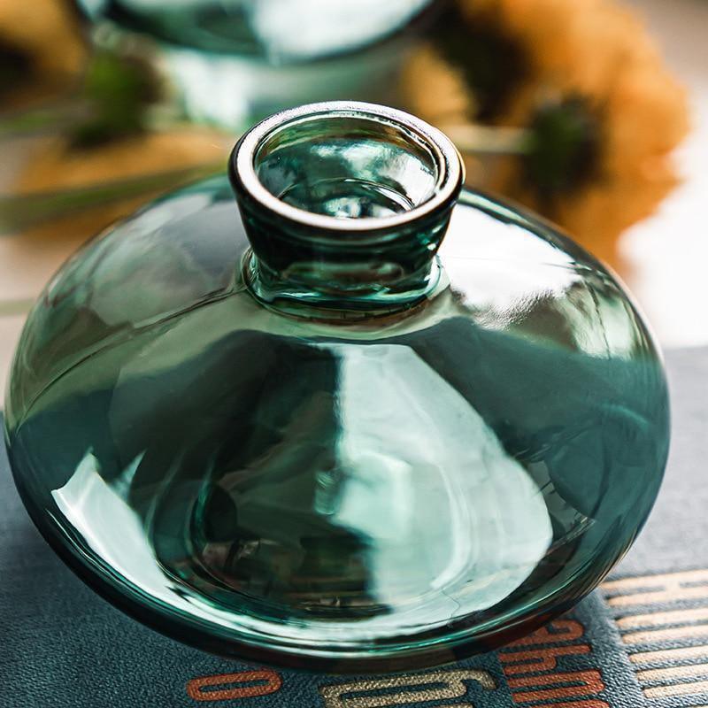 TrioVase Glas Vasen Set Stilvolles Design Perfekte Dekoration Erhältlich in verschiedenen Farben