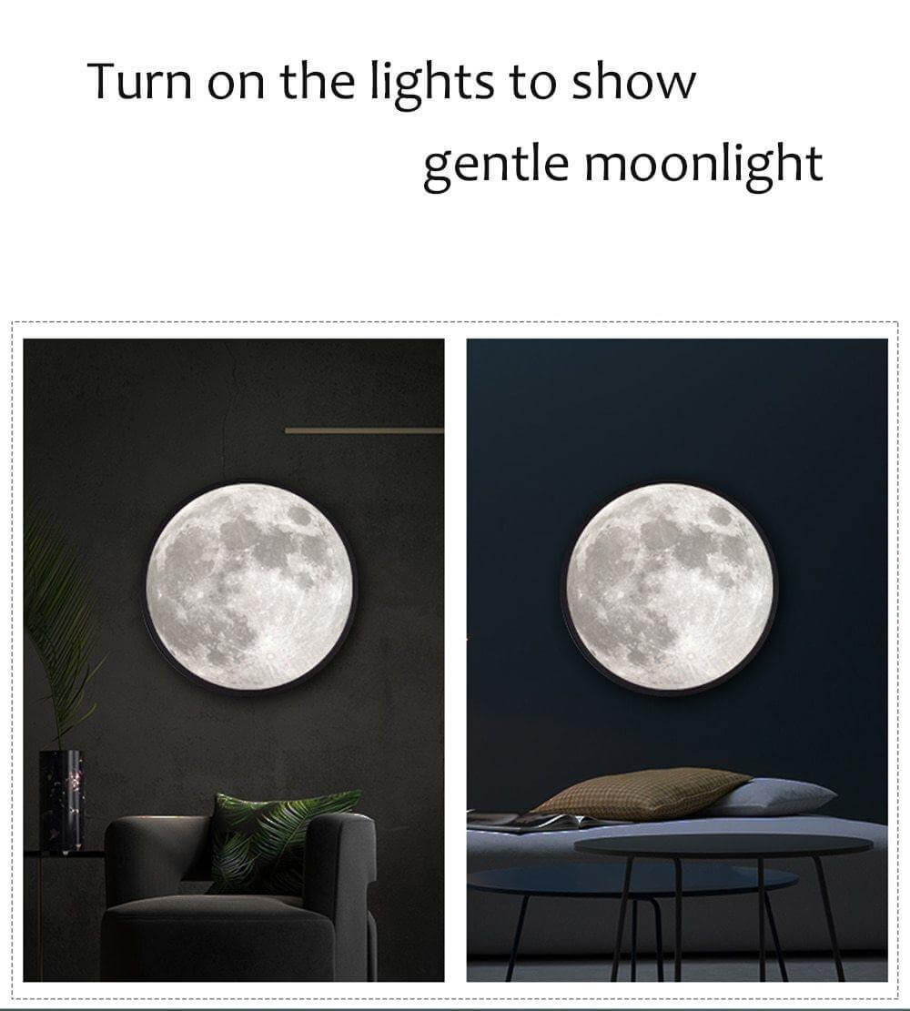 Smart Modern Moon Mirror Wandlampe | Heim Zeile