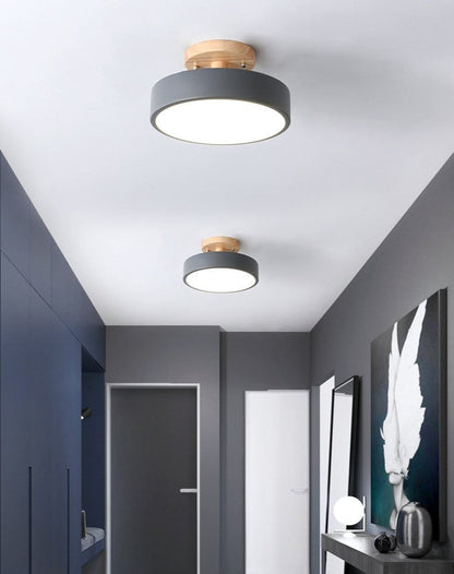 Bunte nordische LED-Deckenleuchte