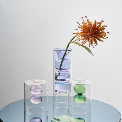 Sprudelnde Glasvasen