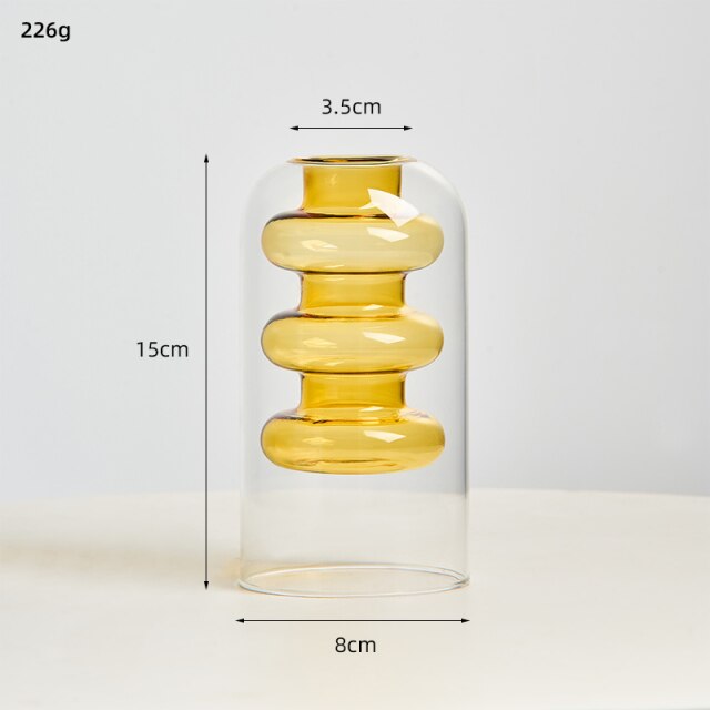 Sprudelnde Glasvasen