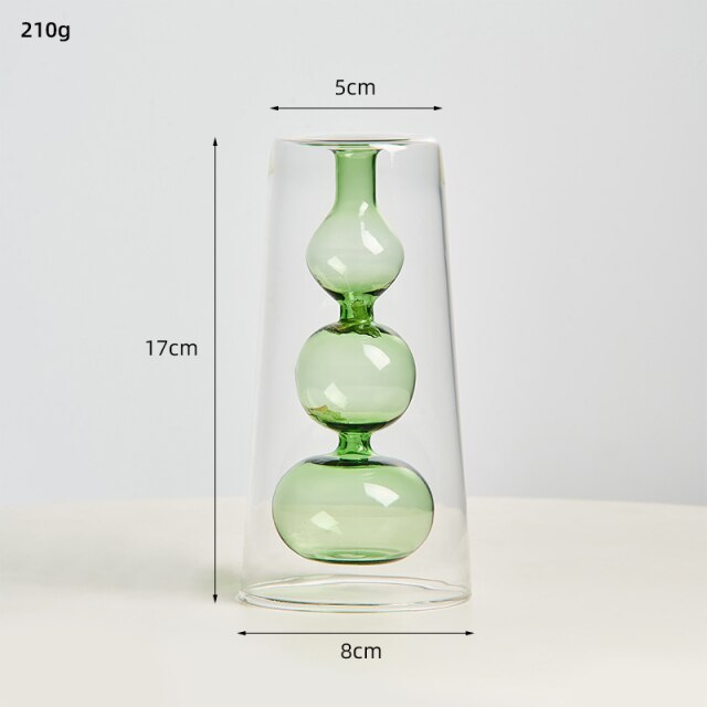 Sprudelnde Glasvasen