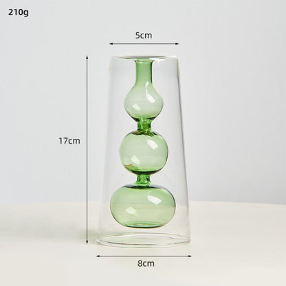 Sprudelnde Glasvasen