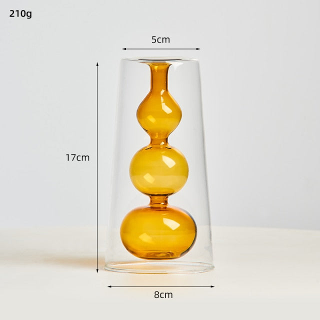 Sprudelnde Glasvasen