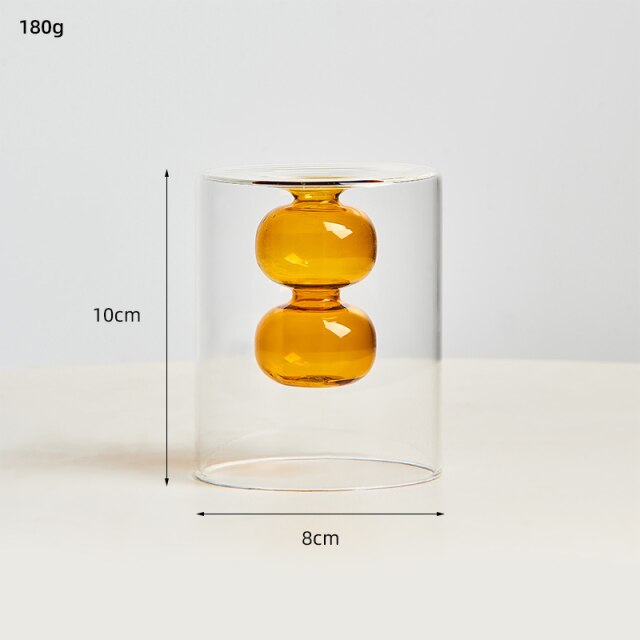 Sprudelnde Glasvasen