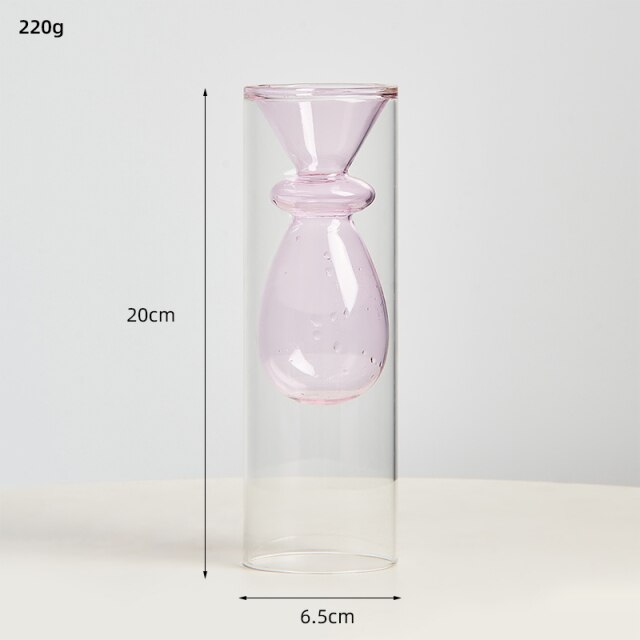 Sprudelnde Glasvasen