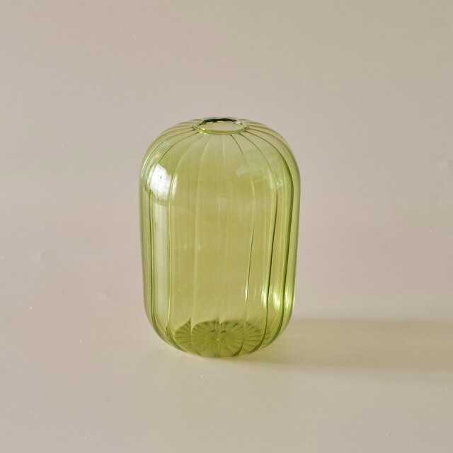 Bunte Glas Globus Vase