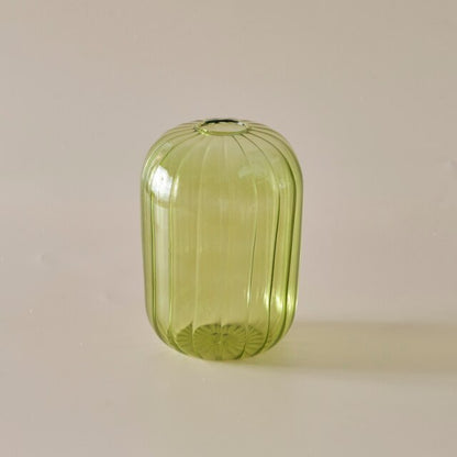 Bunte Glas Globus Vase