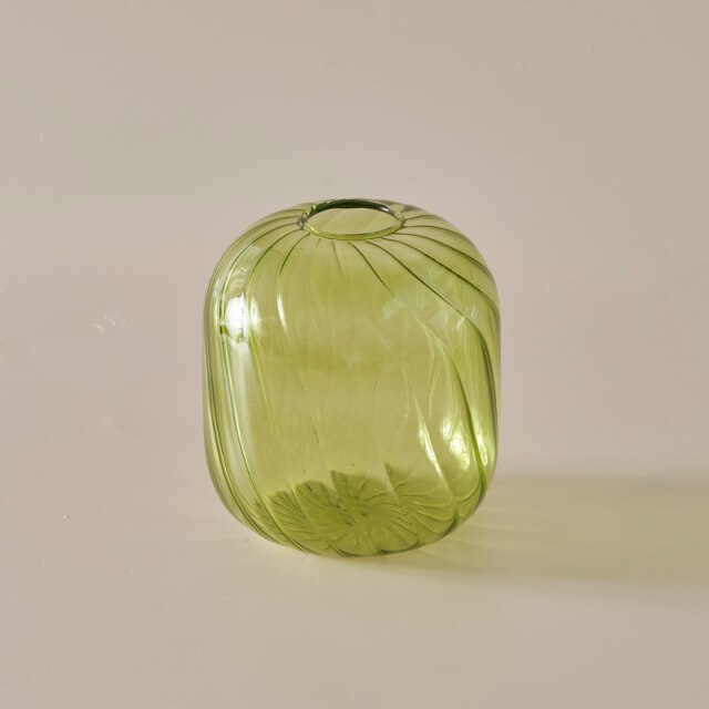 Bunte Glas Globus Vase