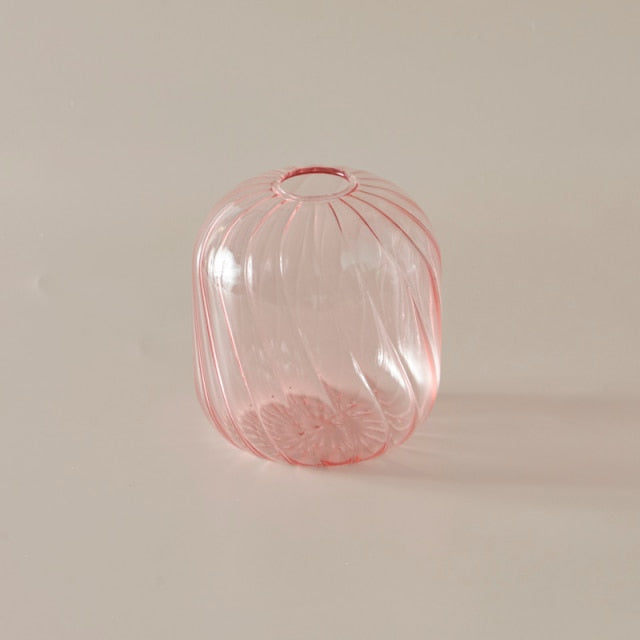 Bunte Glas Globus Vase