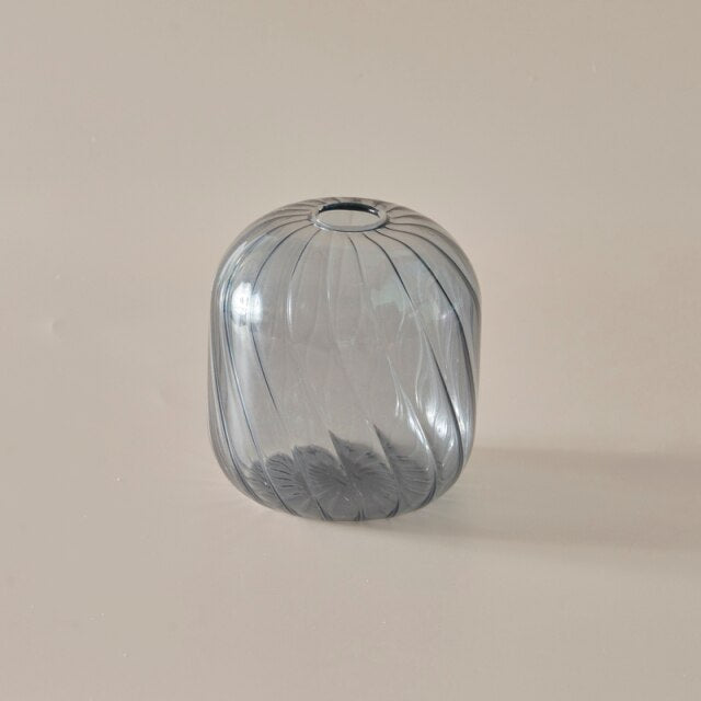 Bunte Glas Globus Vase