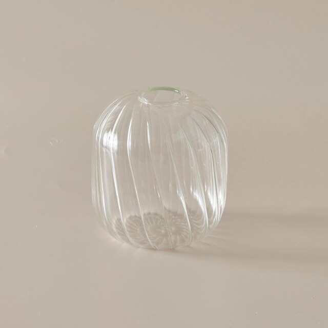 Bunte Glas Globus Vase