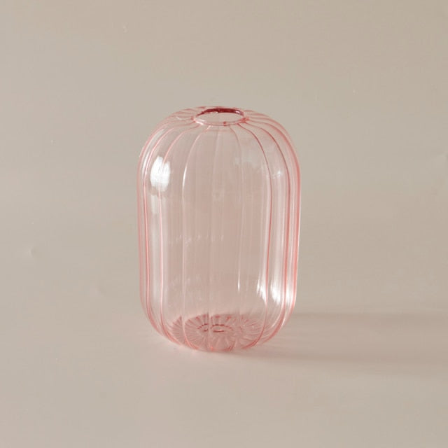 Bunte Glas Globus Vase