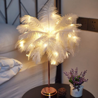 Federpalme Kreative Tischlampe