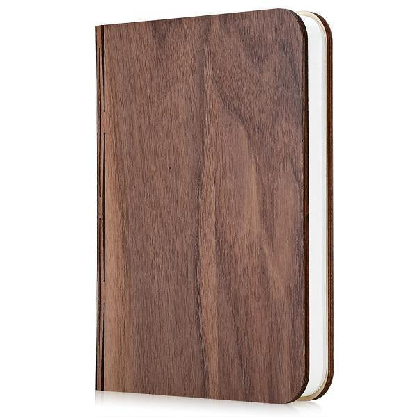 LED faltbare 360 Holz Buch Nachtlampe Schreibtischlampe USB wiederaufladbar
