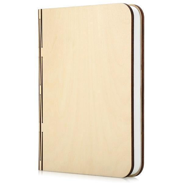 LED faltbare 360 Holz Buch Nachtlampe Schreibtischlampe USB wiederaufladbar