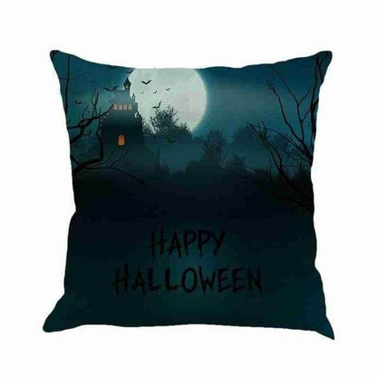 Gruselige Haus Halloween Kissenbezüge