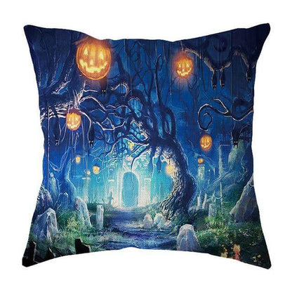 Gruselige dekorative Halloween-Kissenbezüge
