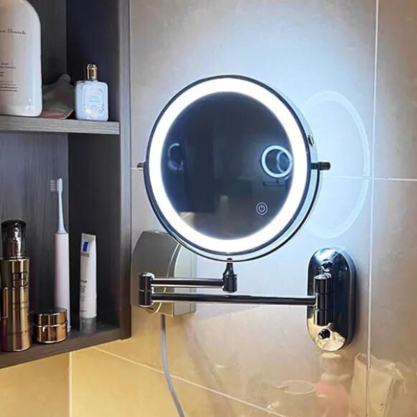LED wandmontierter Badezimmer Spiegel mit Vergrößerung Heim Zeile