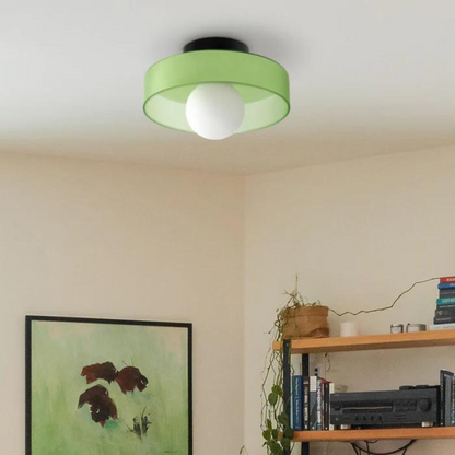 Runde Deckenleuchte mit stilvoller Funktionalität - LumiSphere