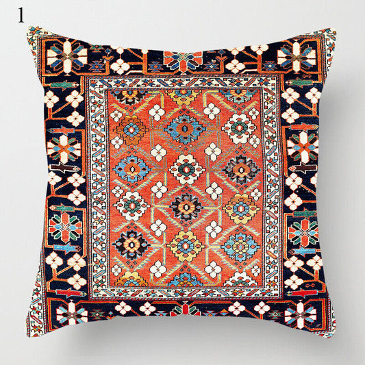 Ethnischer Boho Mandala Druck Leinen Wurf Kissenbezug Sofa Kissenbezug Wohnkultur# Heim Zeile