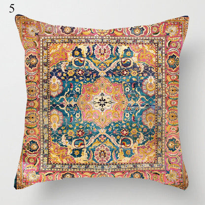 Ethnischer Boho Mandala Druck Leinen Wurf Kissenbezug Sofa Kissenbezug Wohnkultur# Heim Zeile