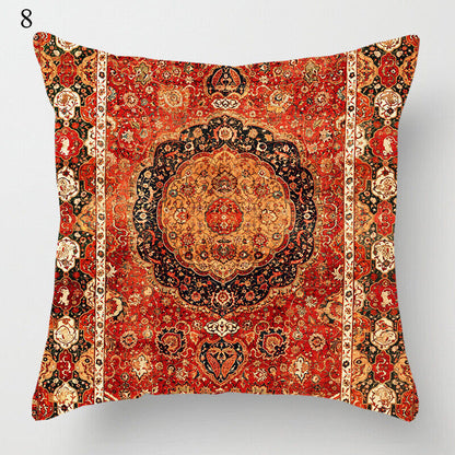 Ethnischer Boho Mandala Druck Leinen Wurf Kissenbezug Sofa Kissenbezug Wohnkultur# Heim Zeile