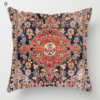 Ethnischer Boho Mandala Druck Leinen Wurf Kissenbezug Sofa Kissenbezug Wohnkultur# Heim Zeile