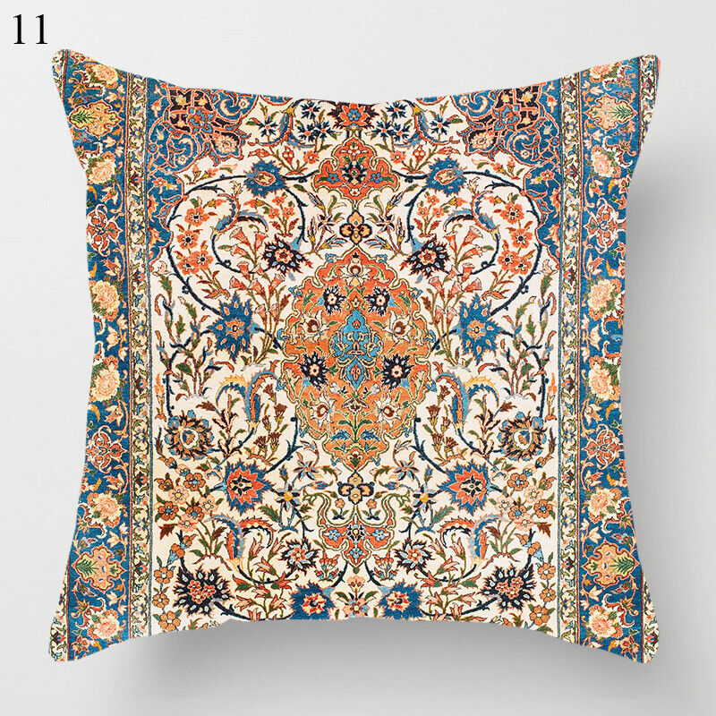 Ethnischer Boho Mandala Druck Leinen Wurf Kissenbezug Sofa Kissenbezug Wohnkultur# Heim Zeile