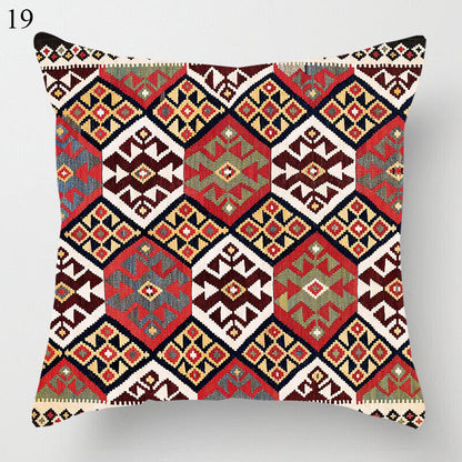 Ethnischer Boho Mandala Druck Leinen Wurf Kissenbezug Sofa Kissenbezug Wohnkultur# Heim Zeile