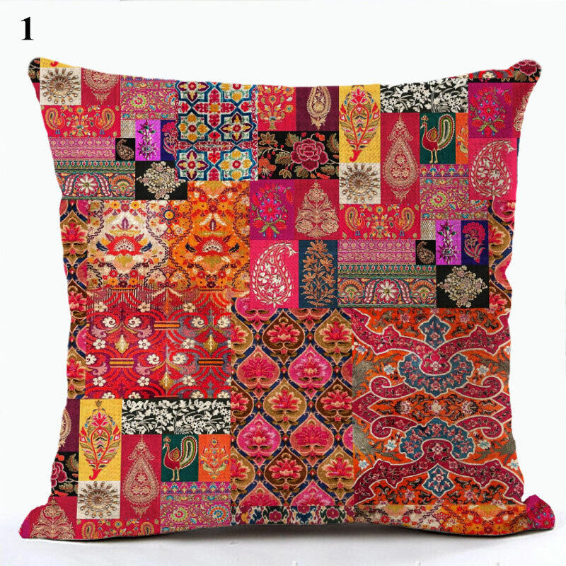 Ethnic Boho Mandala Print Throw Pillow Cover Sofa Pillow Cover Home Decor Home Line