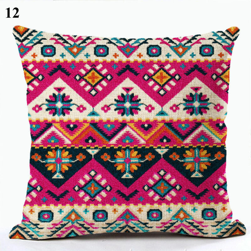 Ethnic Boho Mandala Print Throw Pillow Cover Sofa Pillow Cover Home Decor Home Line