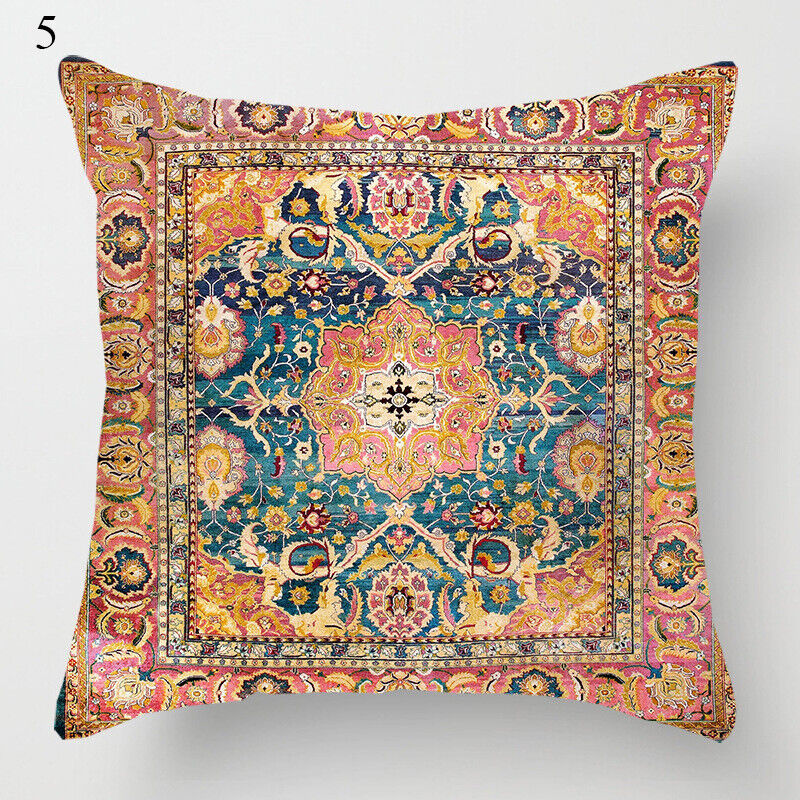 Ethnic Boho Mandala Print Throw Pillow Cover Sofa Pillow Cover Home Decor Home Line