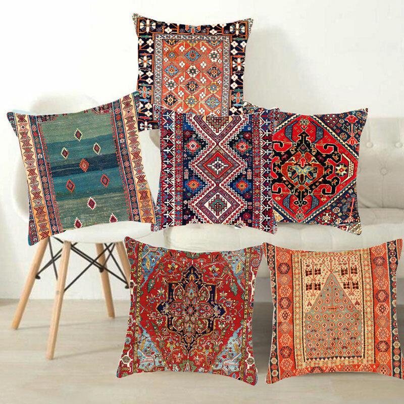 Ethnic Boho Mandala Print Throw Pillow Cover Sofa Pillow Cover Home Decor Home Line
