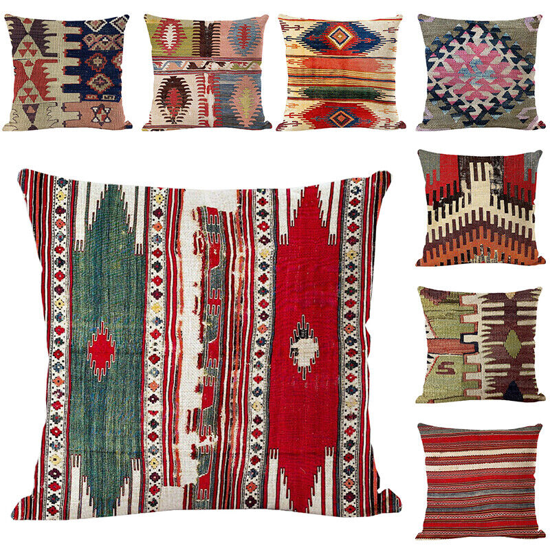 Ethnic Boho Mandala Print Throw Pillow Cover Sofa Pillow Cover Home Decor Home Line