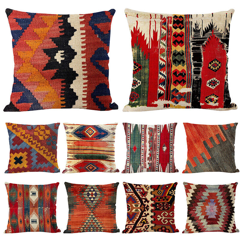 Ethnic Boho Mandala Print Throw Pillow Cover Sofa Pillow Cover Home Decor Home Line