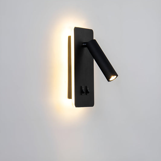 Swivel330 | Minimalistische Zylindrische Wandlampe – Einstellbares 330° Dimmbares LED-Wandlicht