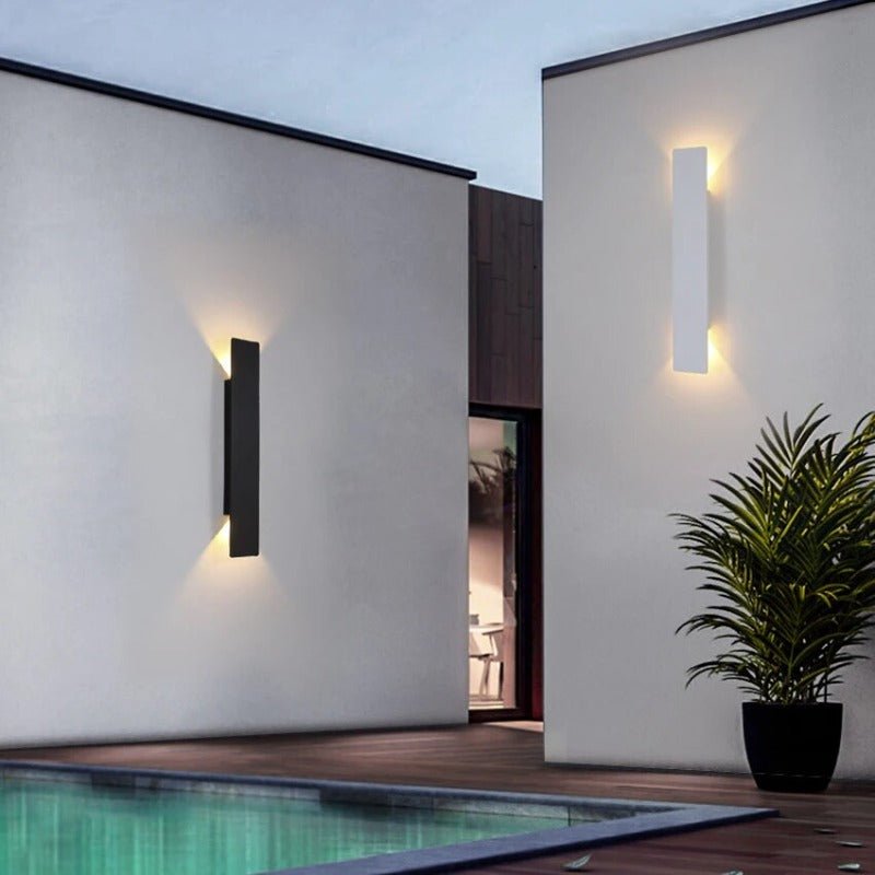 Zylindrische Wandleuchten mit modernem Eleganz