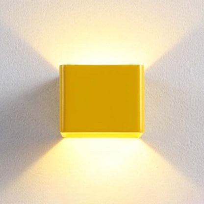 Moderne quadratische Wandleuchte