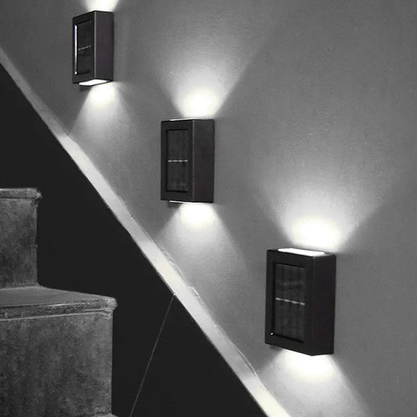 Drahtlose LED Solar Wandleuchten