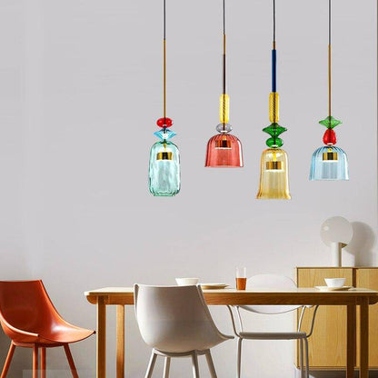Stilvolle farbige Deckenlampe - Sofia