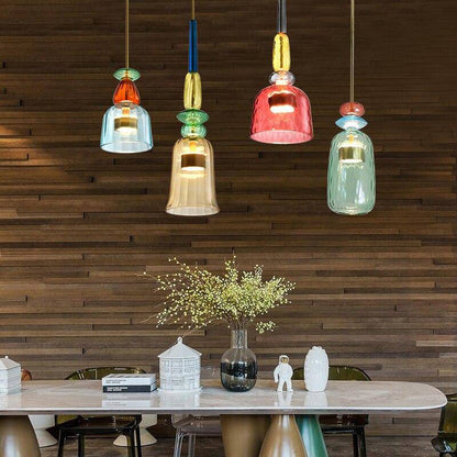 Stilvolle farbige Deckenlampe - Sofia