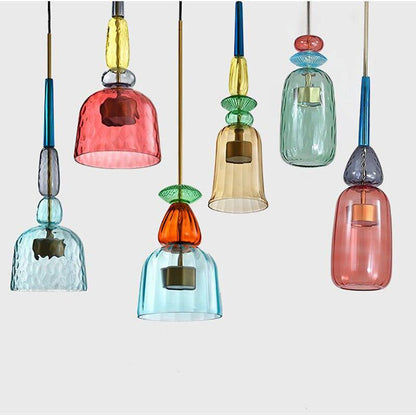 Stilvolle farbige Deckenlampe - Sofia